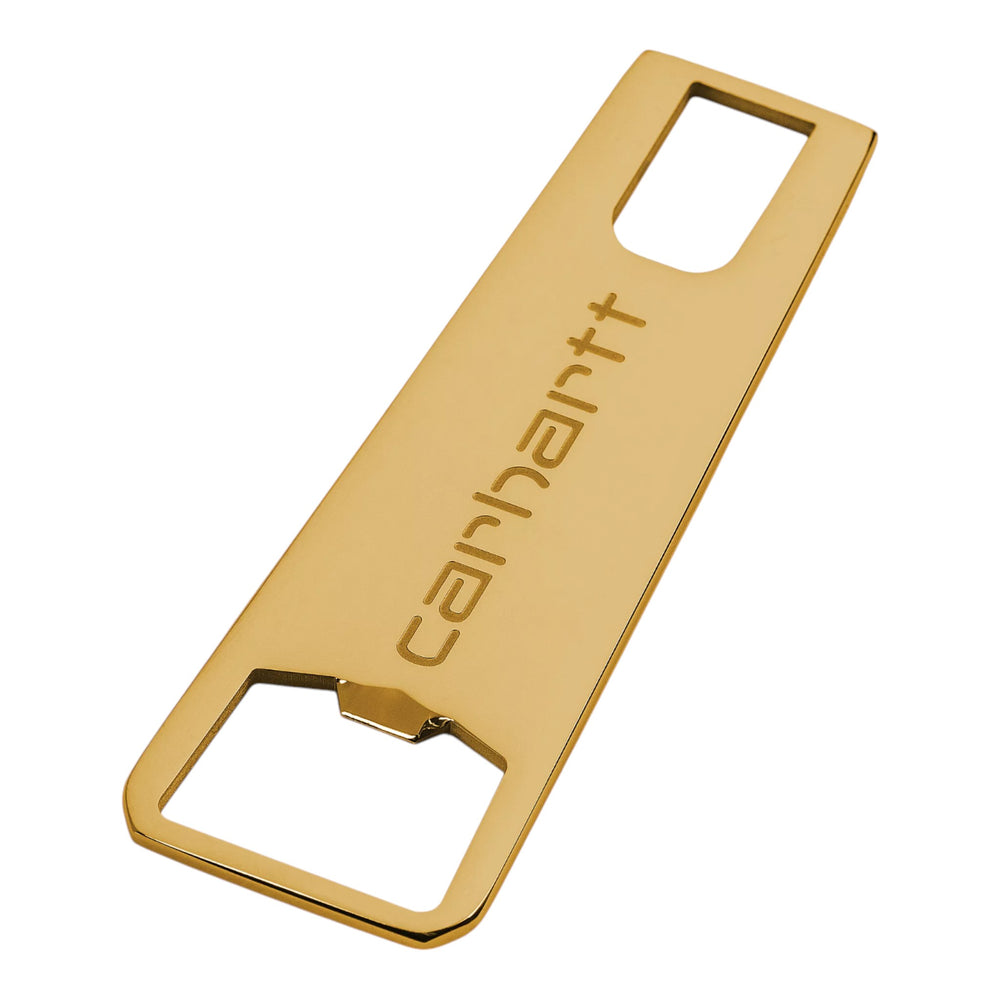 Carhartt Wip Zip Bottle Opener - Metal Gold