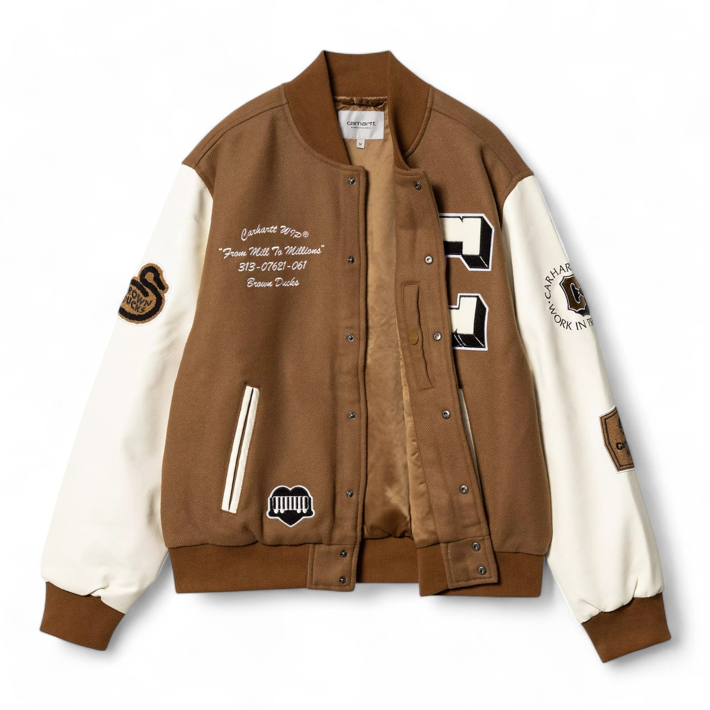 Carhartt Wip Brown Ducks Bomber - Hamilton Brown / Wax Francis Concept