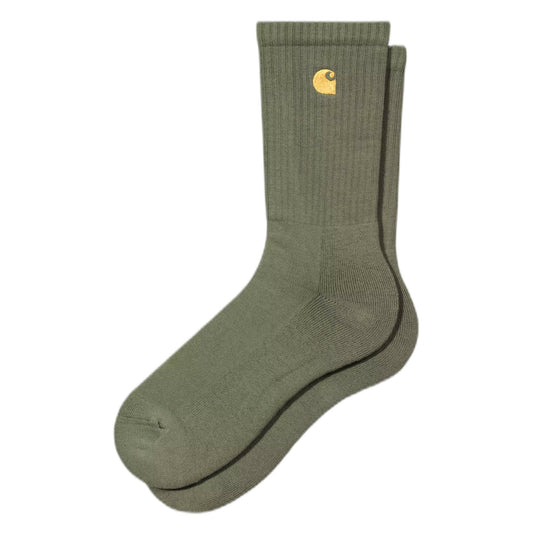 Calze Carhartt Wip Chase Socks - Leaf / Gold - Calze di Carhartt Wip | Francis Concept