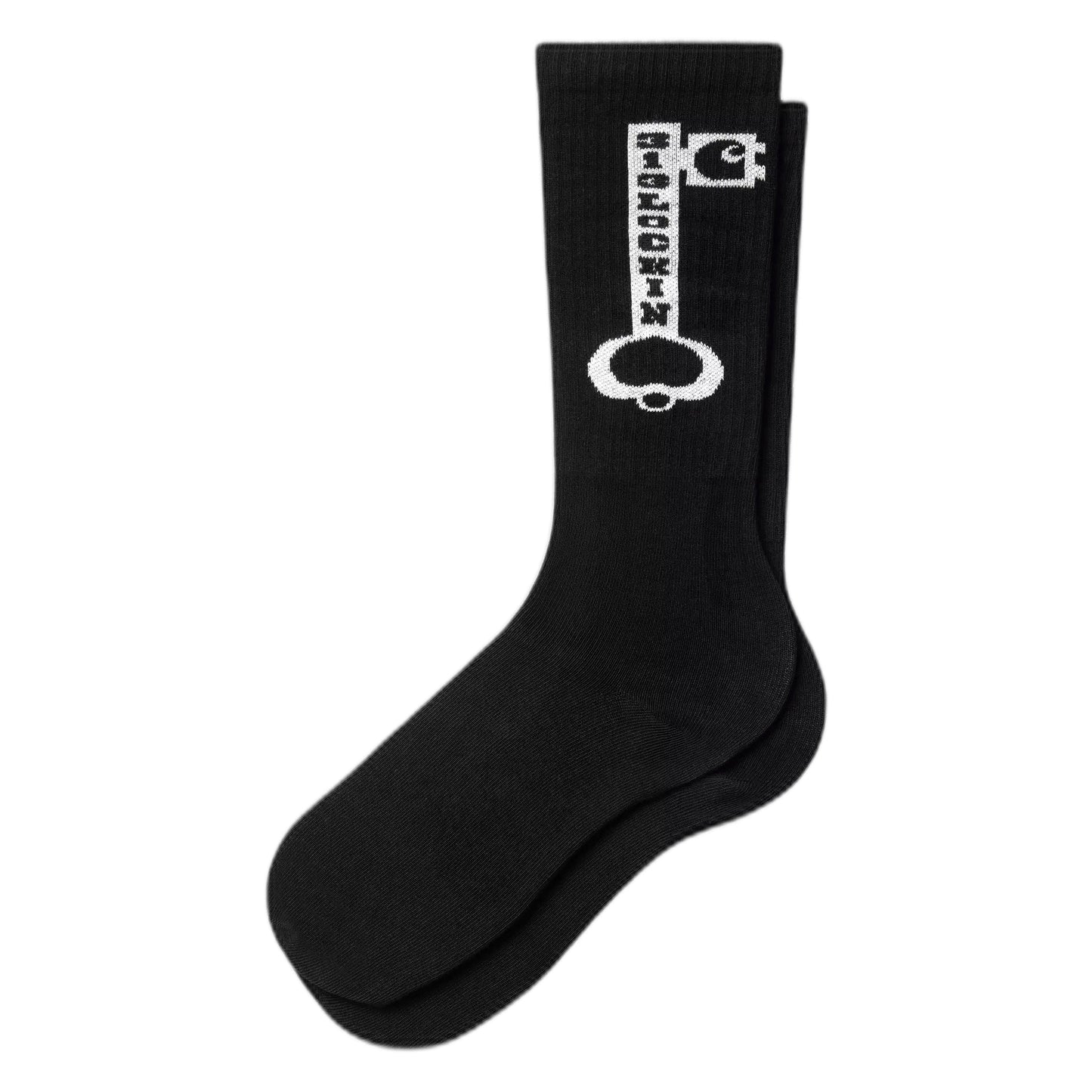 Calze Carhartt Wip Locked Socks - Black / White-Francis Concept