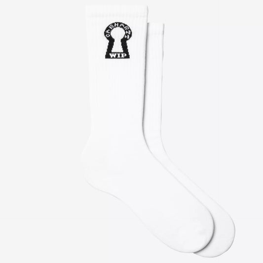 Calze Carhartt Wip Locked Socks - White / Black-Francis Concept