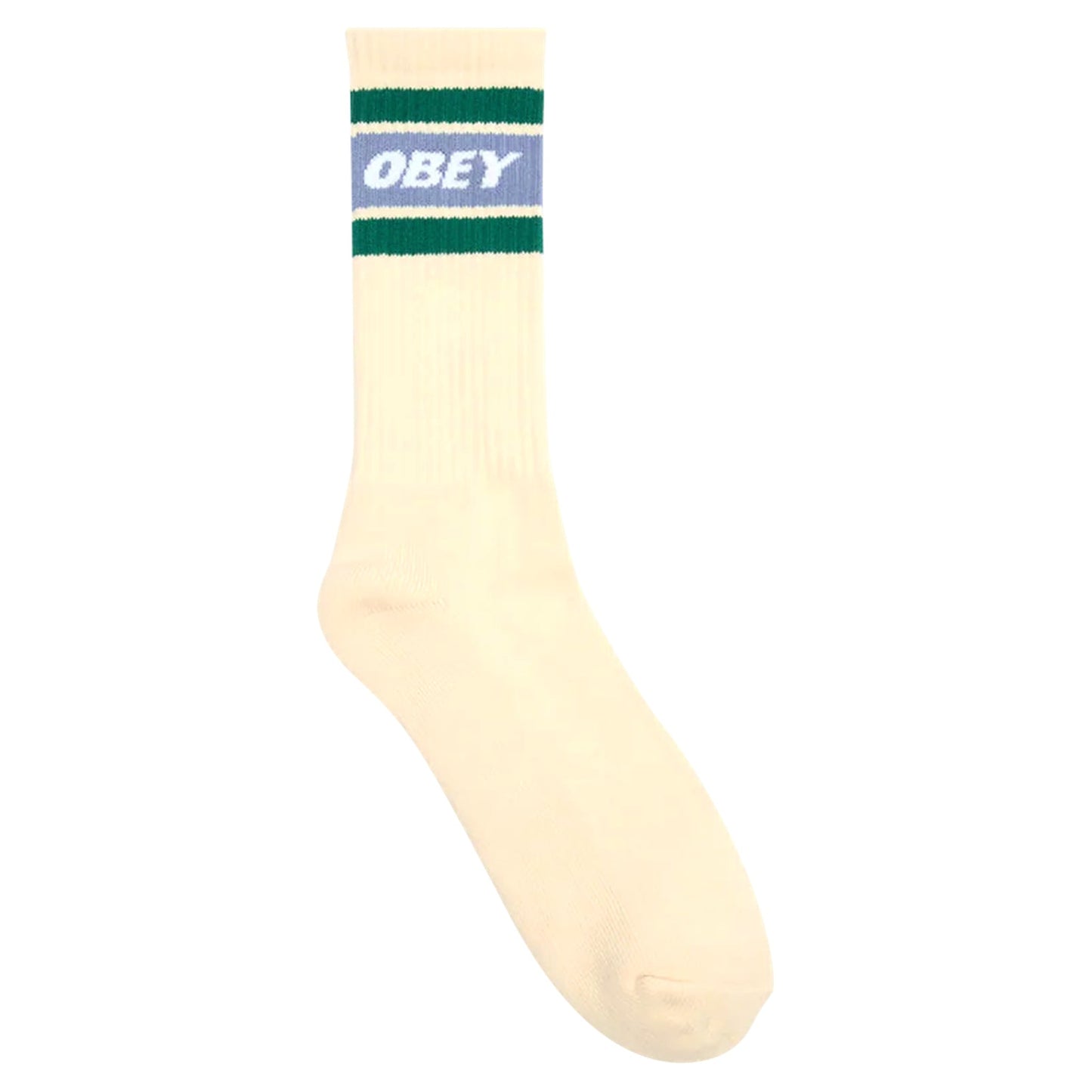 Calze Obey Cooper II Socks - Unbleached /Ashleig Blue - Calze di Obey | Francis Concept