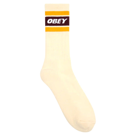 Calze Obey Cooper II Socks - Unbleached / Zinfandel - Calze di Obey | Francis Concept