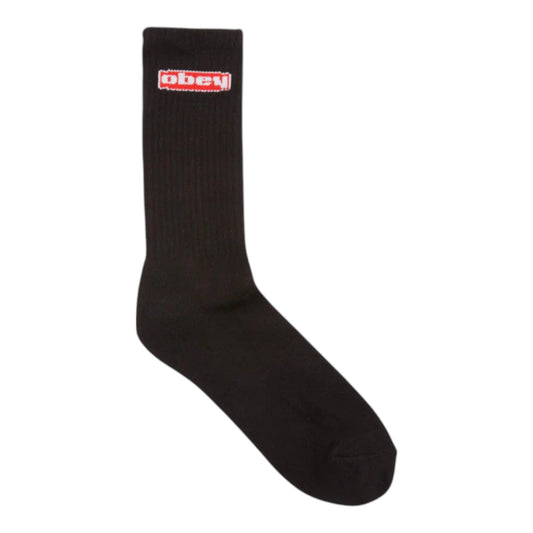 Calze Obey Oval Socks - Black - Calzini Lunghi di Obey | Francis Concept