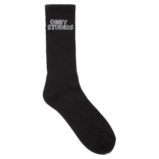 Calze Obey Studios Socks - Black - Calze di Obey | Francis Concept