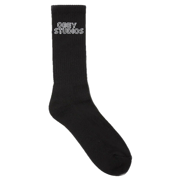 Calze Obey Studios Socks - Black - Calze di Obey | Francis Concept