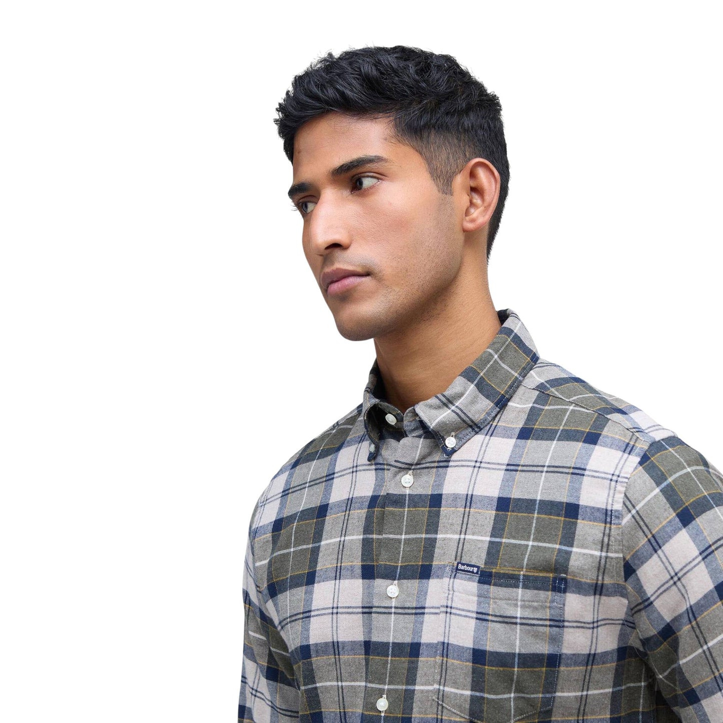 Camicia Barbour Fortrose Tailored Shirt - Tartan Forest - Camicie di Barbour | Francis Concept