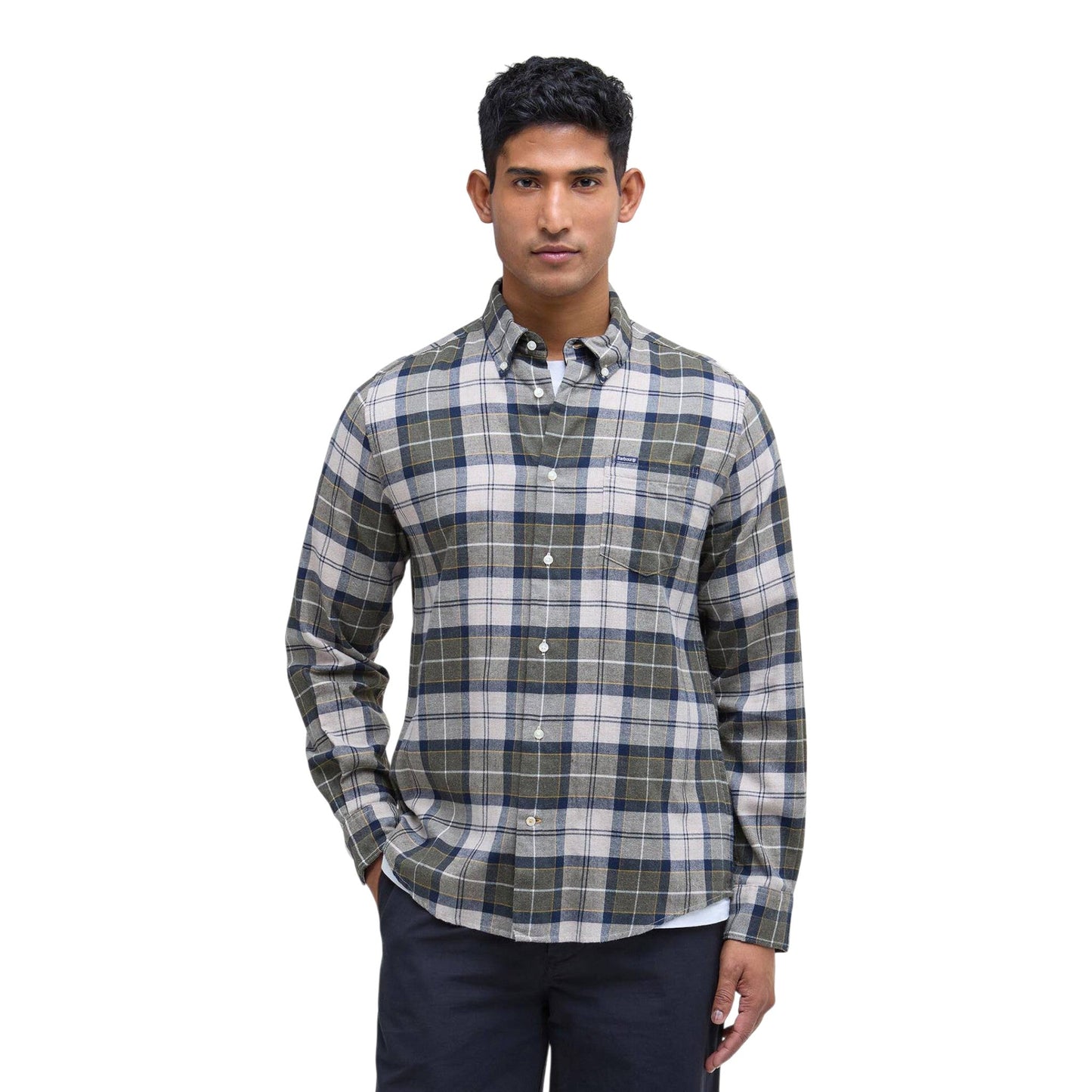 Camicia Barbour Fortrose Tailored Shirt - Tartan Forest - Camicie di Barbour | Francis Concept