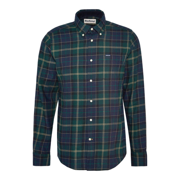 Camicia Barbour Fortrose Tailored Shirt - Tartan Green - Camicie di Barbour | Francis Concept