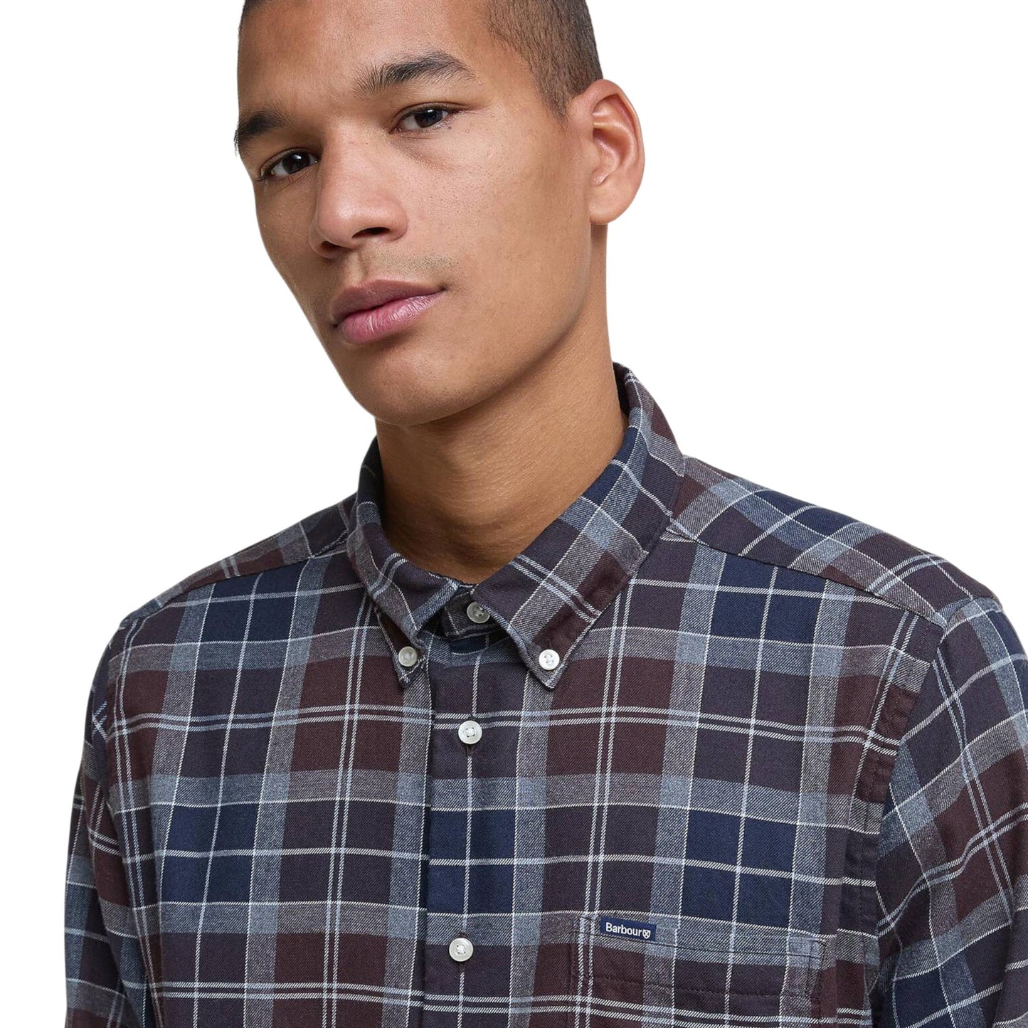 Camicia Barbour Fortrose Tailored Shirt - Tartan Midnight - Camicie di Barbour | Francis Concept