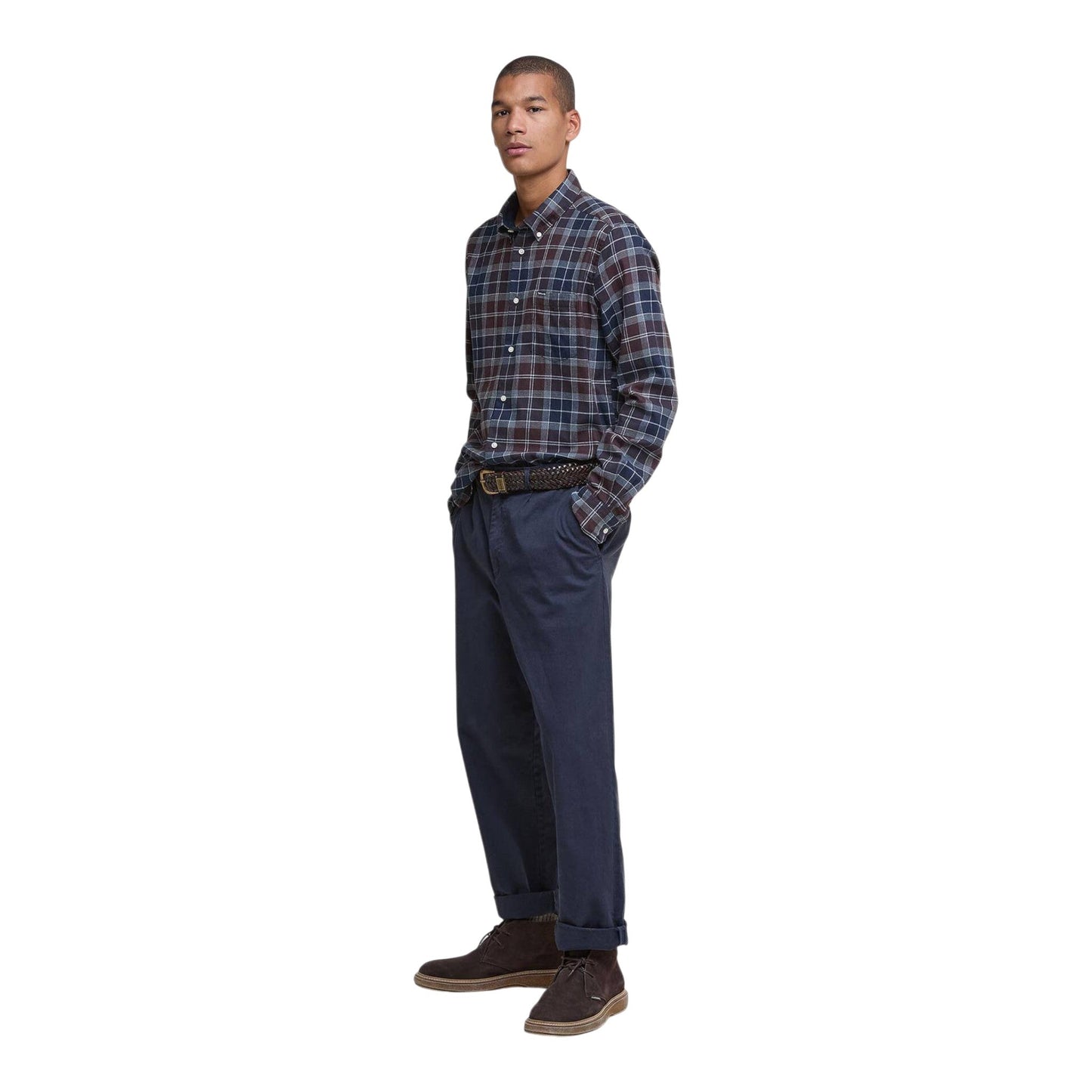 Camicia Barbour Fortrose Tailored Shirt - Tartan Midnight - Camicie di Barbour | Francis Concept