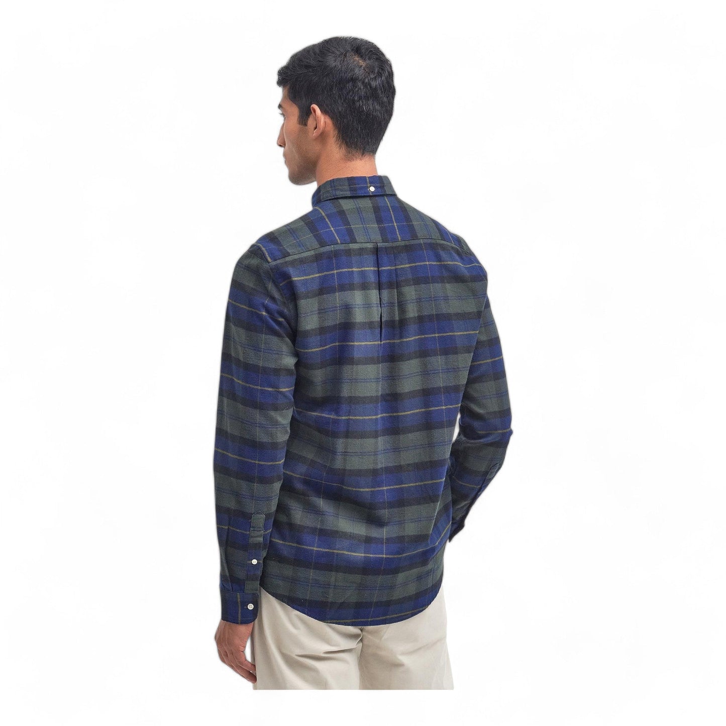 Camicia Barbour Kyeloch Tailored Shirt - Olive Night - Camicie di Barbour | Francis Concept