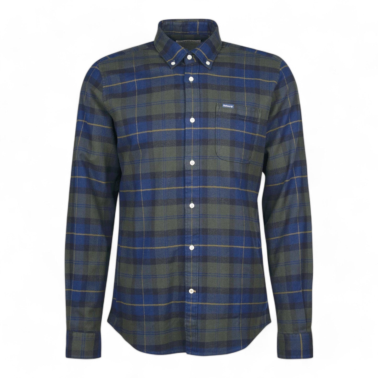Camicia Barbour Kyeloch Tailored Shirt - Olive Night - Camicie di Barbour | Francis Concept