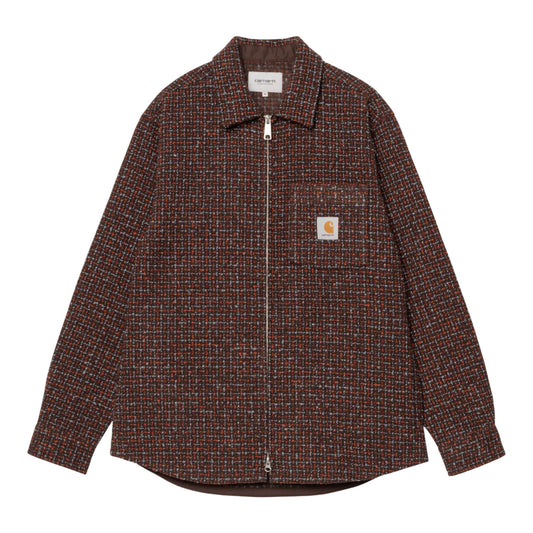 Camicia Carhartt Wip Bellamy Shirt Jac Bellamy Check - Tobacco - Giacche di Carhartt Wip | Francis Concept