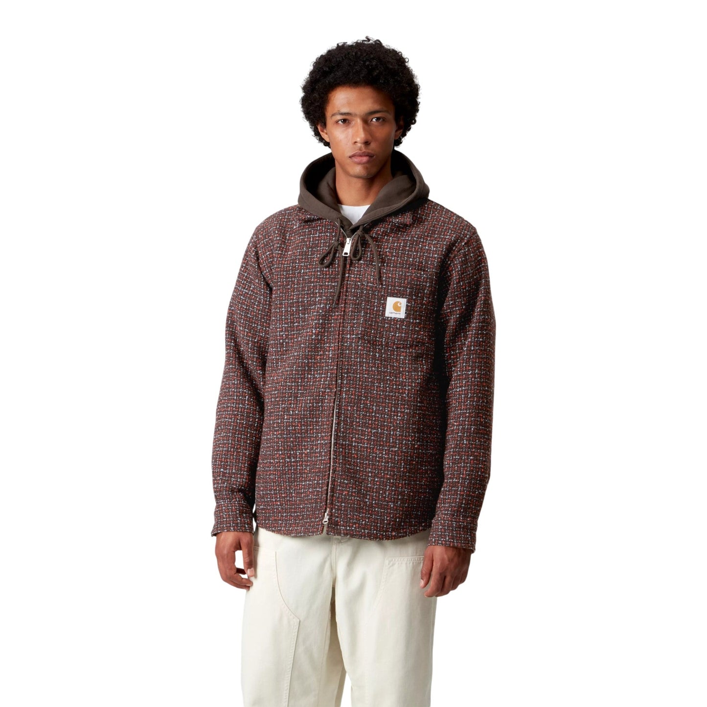 Camicia Carhartt Wip Bellamy Shirt Jac Bellamy Check - Tobacco - Giacche di Carhartt Wip | Francis Concept