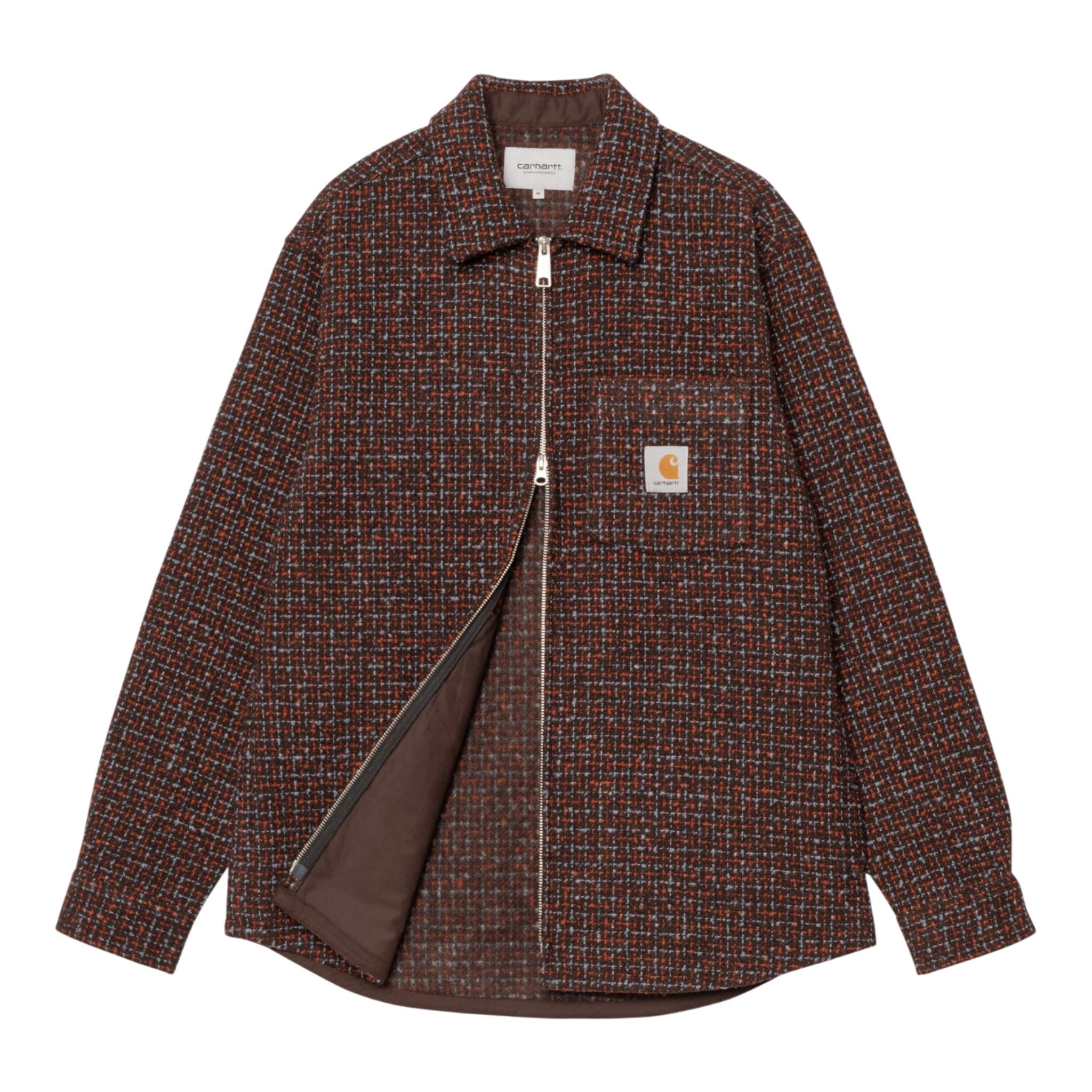 Camicia Carhartt Wip Bellamy Shirt Jac Bellamy Check - Tobacco - Giacche di Carhartt Wip | Francis Concept