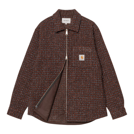 Camicia Carhartt Wip Bellamy Shirt Jac Bellamy Check - Tobacco - Giacche di Carhartt Wip | Francis Concept