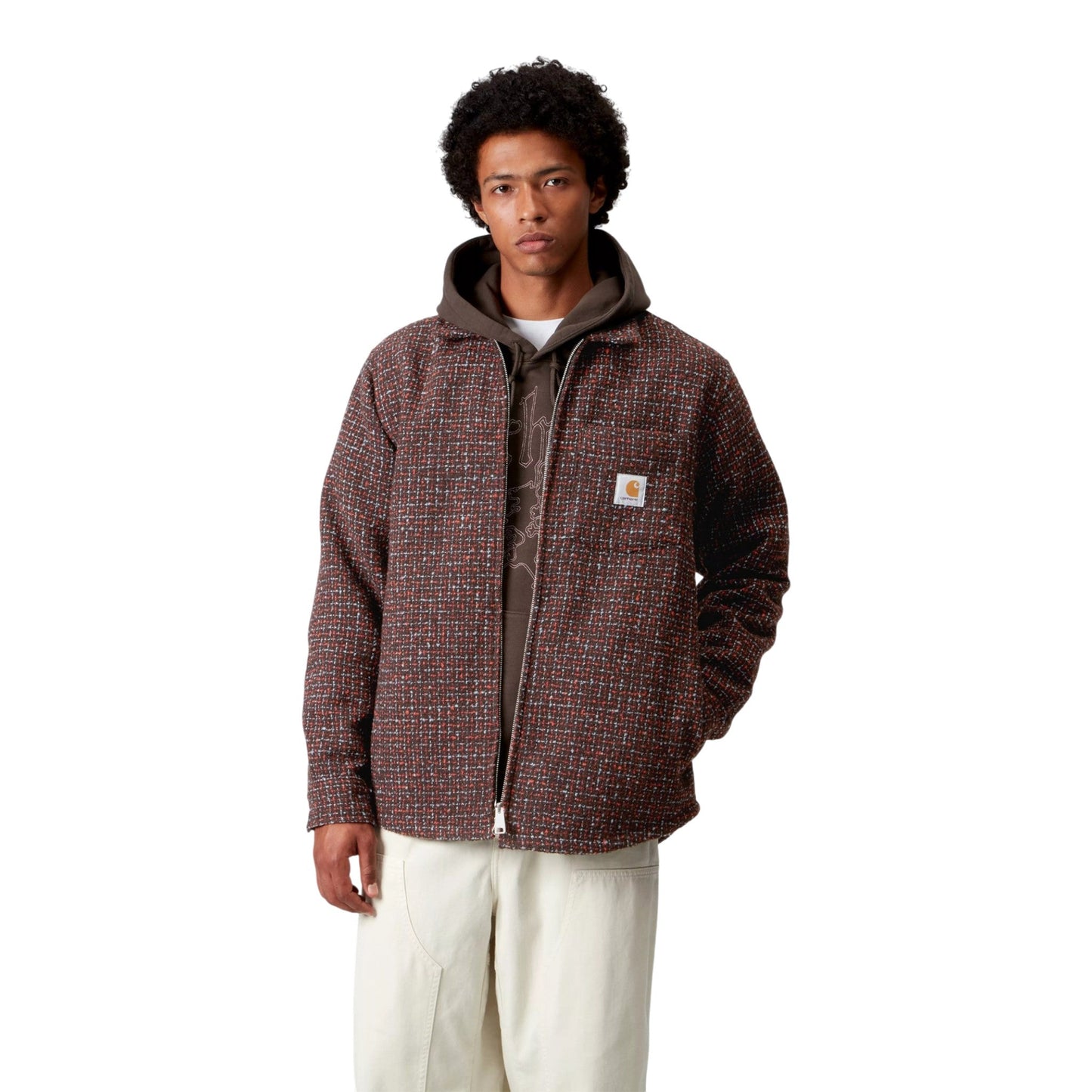 Camicia Carhartt Wip Bellamy Shirt Jac Bellamy Check - Tobacco - Giacche di Carhartt Wip | Francis Concept