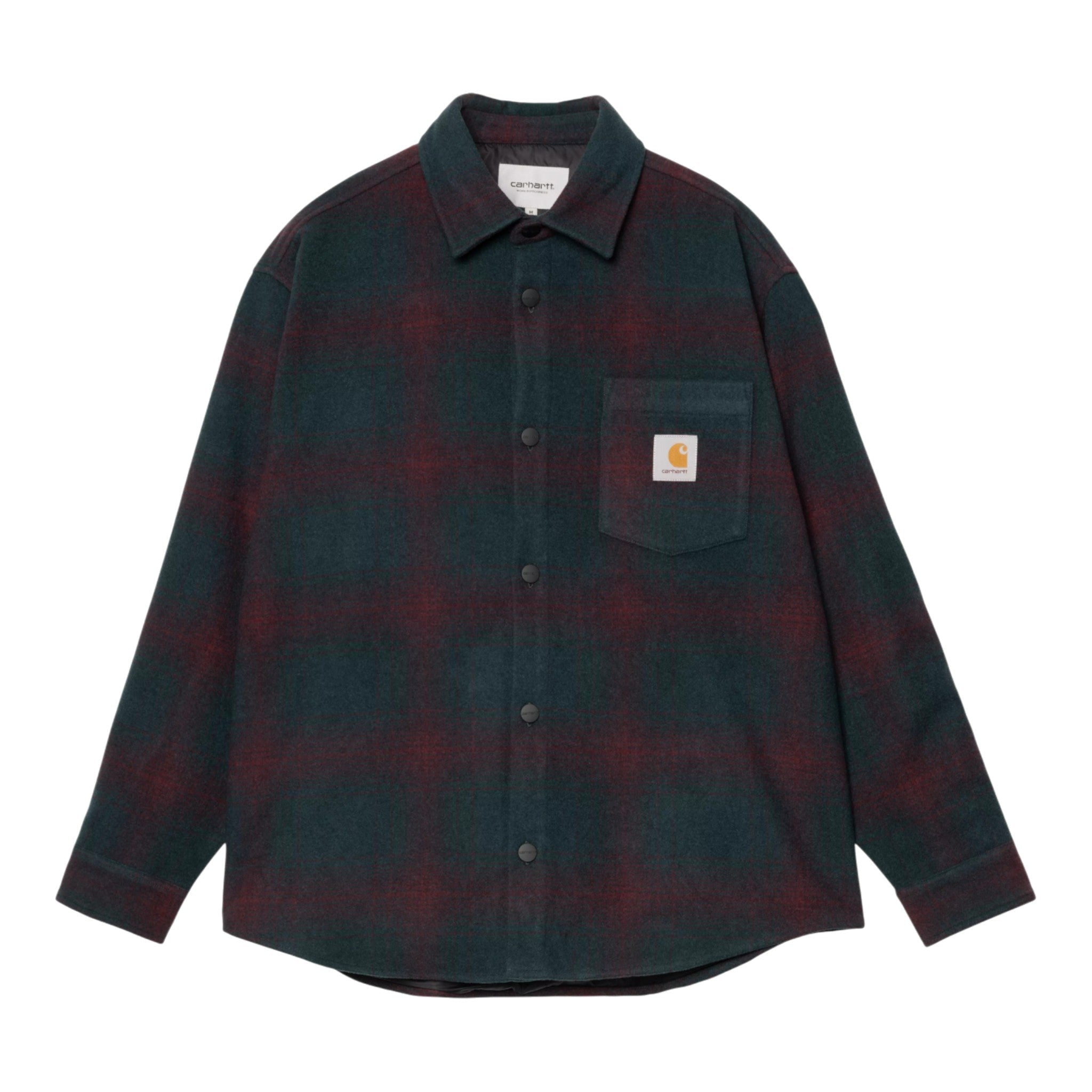 Camicia Carhartt Wip Brennan Shirt Jac - Brennan Check / Deep Lagoon - Giacche di Carhartt Wip | Francis Concept