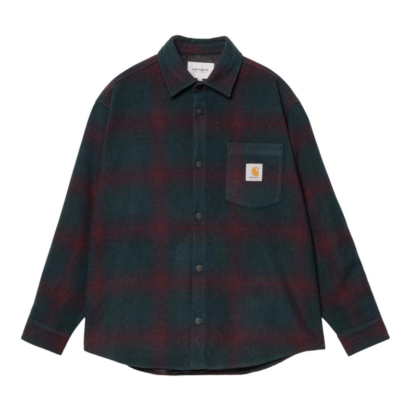 Camicia Carhartt Wip Brennan Shirt Jac - Brennan Check / Deep Lagoon - Giacche di Carhartt Wip | Francis Concept