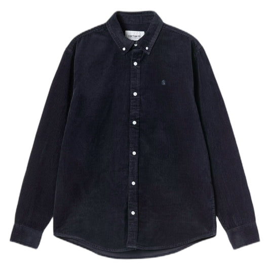Camicia Carhartt Wip L/S Madison Cord Shirt - Dark Navy - Camicie di Carhartt Wip | Francis Concept