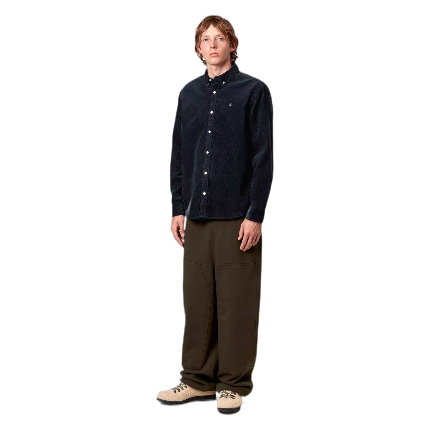 Camicia Carhartt Wip L/S Madison Cord Shirt - Dark Navy - Camicie di Carhartt Wip | Francis Concept