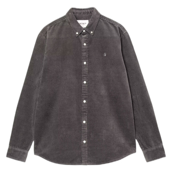Camicia Carhartt Wip L/S Madison Cord Shirt - Graphite - Camicie di Carhartt Wip | Francis Concept