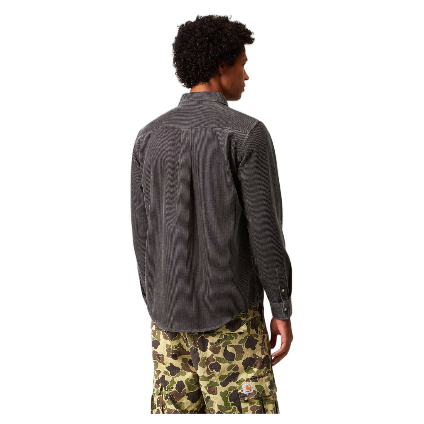 Camicia Carhartt Wip L/S Madison Cord Shirt - Graphite - Camicie di Carhartt Wip | Francis Concept