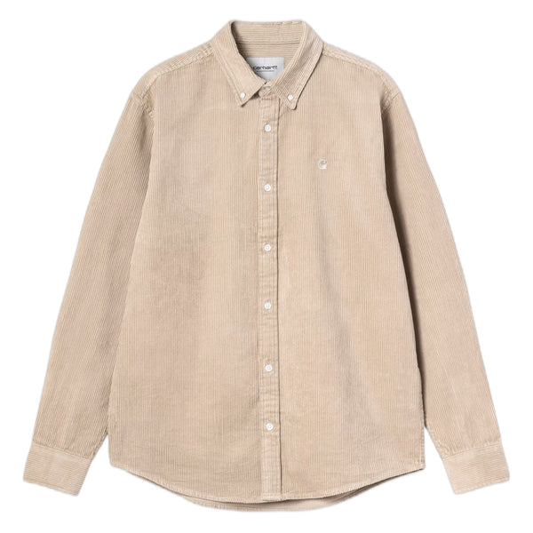 Camicia Carhartt Wip L/S Madison Cord Shirt - Wall - Camicie di Carhartt Wip | Francis Concept