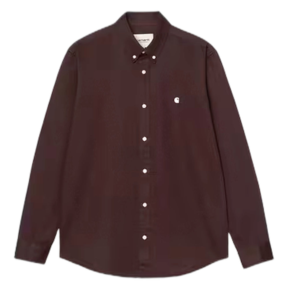 Camicia Carhartt Wip L/S Madison Shirt - Palisander / Wax - Camicie di Carhartt Wip | Francis Concept