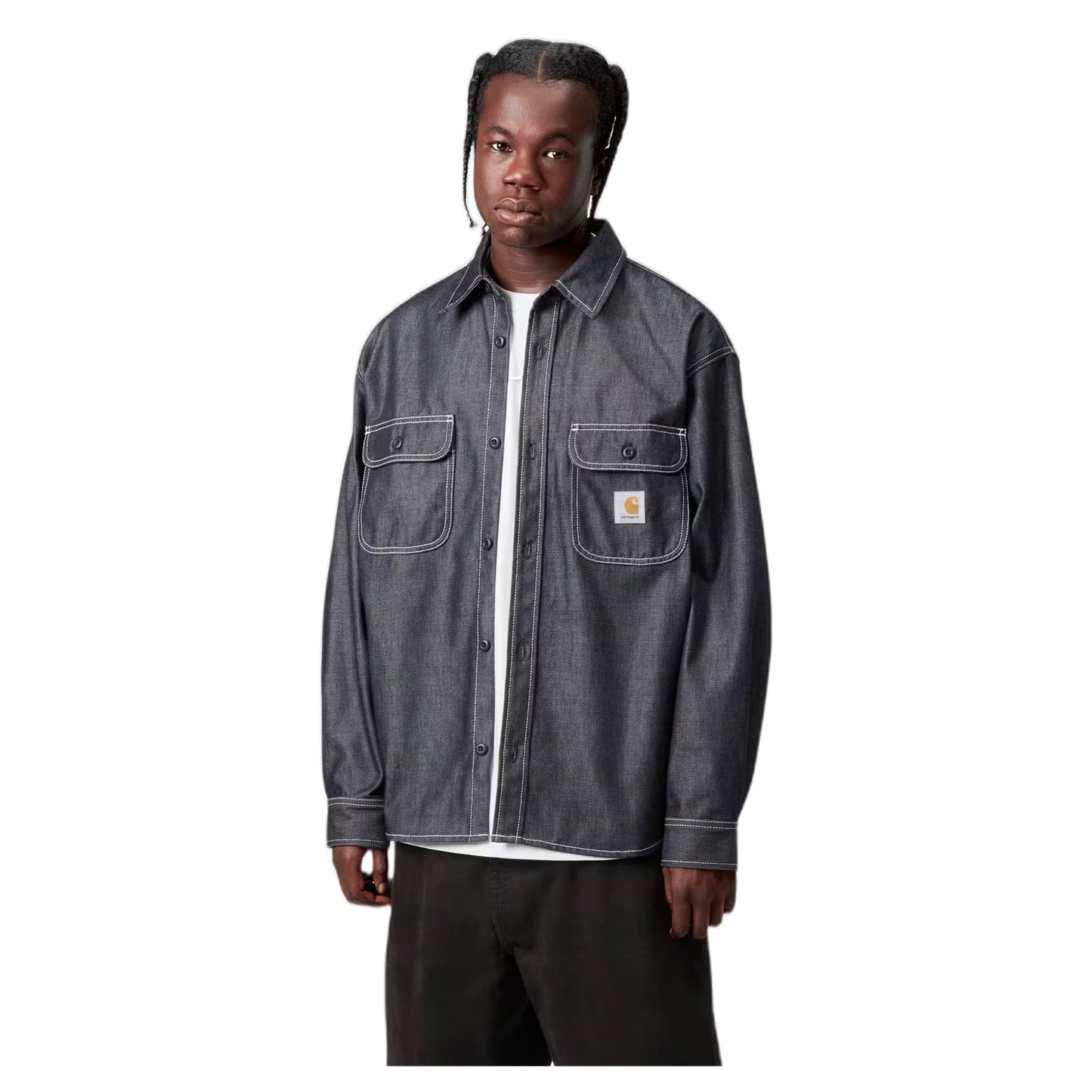 Camicia Carhartt Wip OG Tigan Shirt Jacket - Blue rigid - Giacca di Carhartt Wip | Francis Concept
