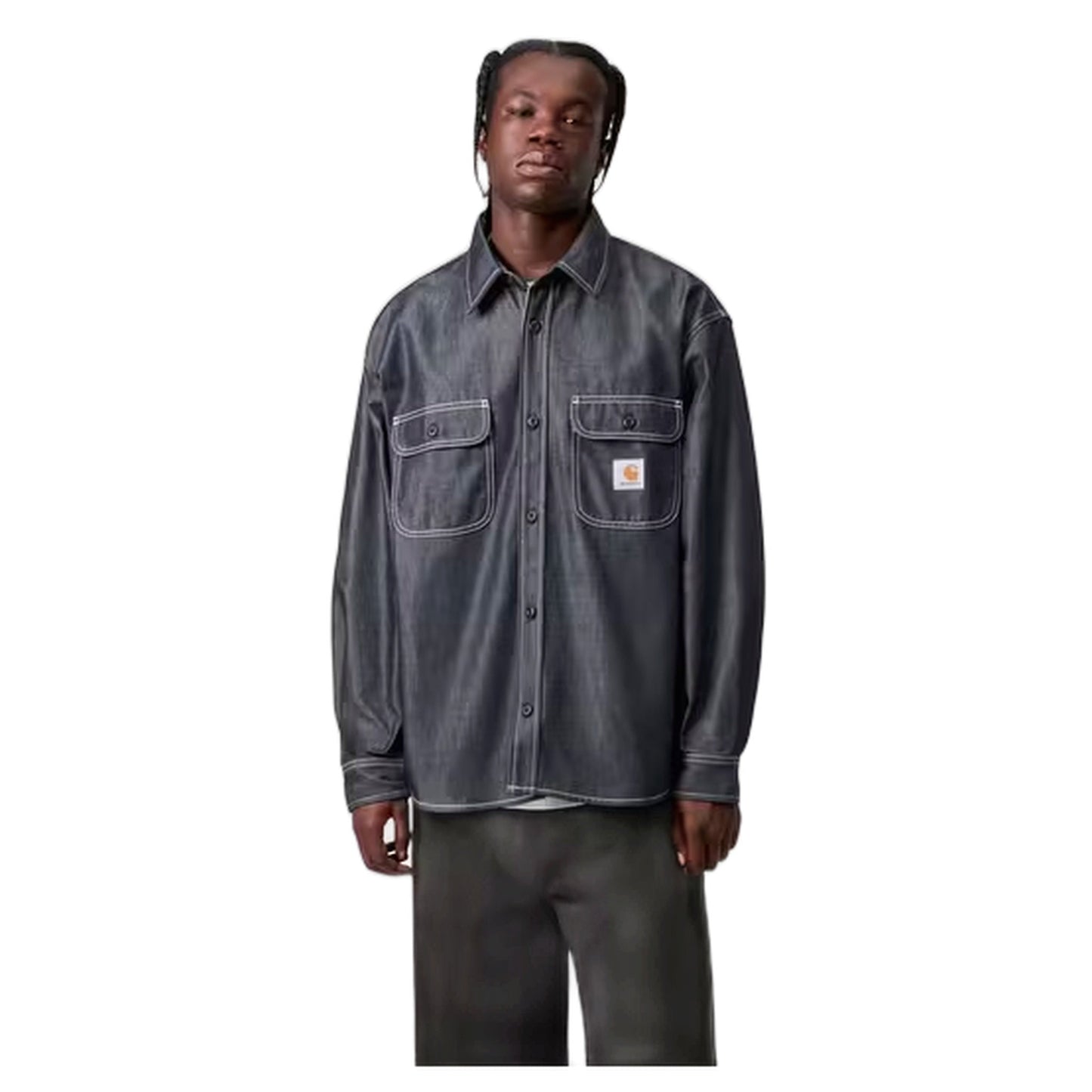 Camicia Carhartt Wip OG Tigan Shirt Jacket - Blue rigid - Giacca di Carhartt Wip | Francis Concept