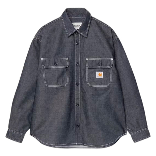 Camicia Carhartt Wip OG Tigan Shirt Jacket - Blue rigid - Giacca di Carhartt Wip | Francis Concept