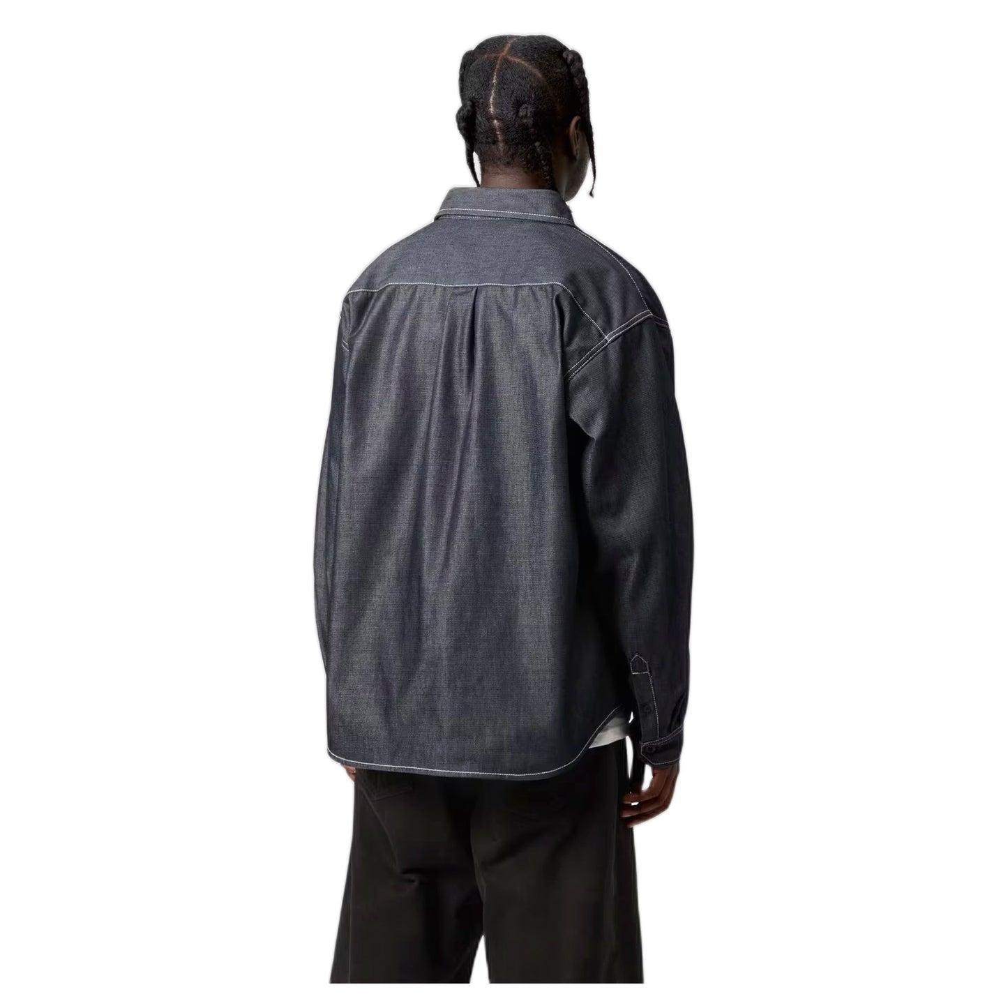 Camicia Carhartt Wip OG Tigan Shirt Jacket - Blue rigid - Giacca di Carhartt Wip | Francis Concept