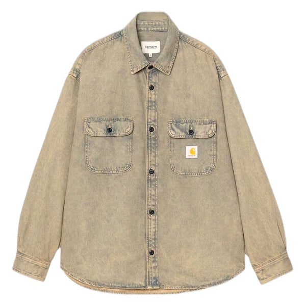 Camicia Carhartt Wip Shirt Jacket - Blue /Leather Garment Dyed - Camicie di Carhartt Wip | Francis Concept
