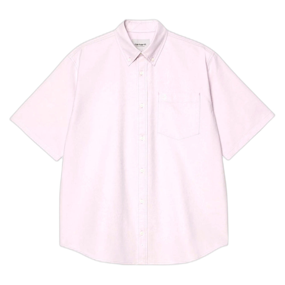 Camicia Carhartt Wip S/S Braxton Shirt - Gentle Purple / Wax