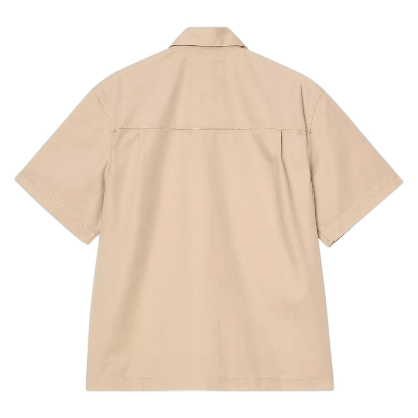 Camicia Carhartt Wip S/S Postal Zip Shirt - Iroko / Black