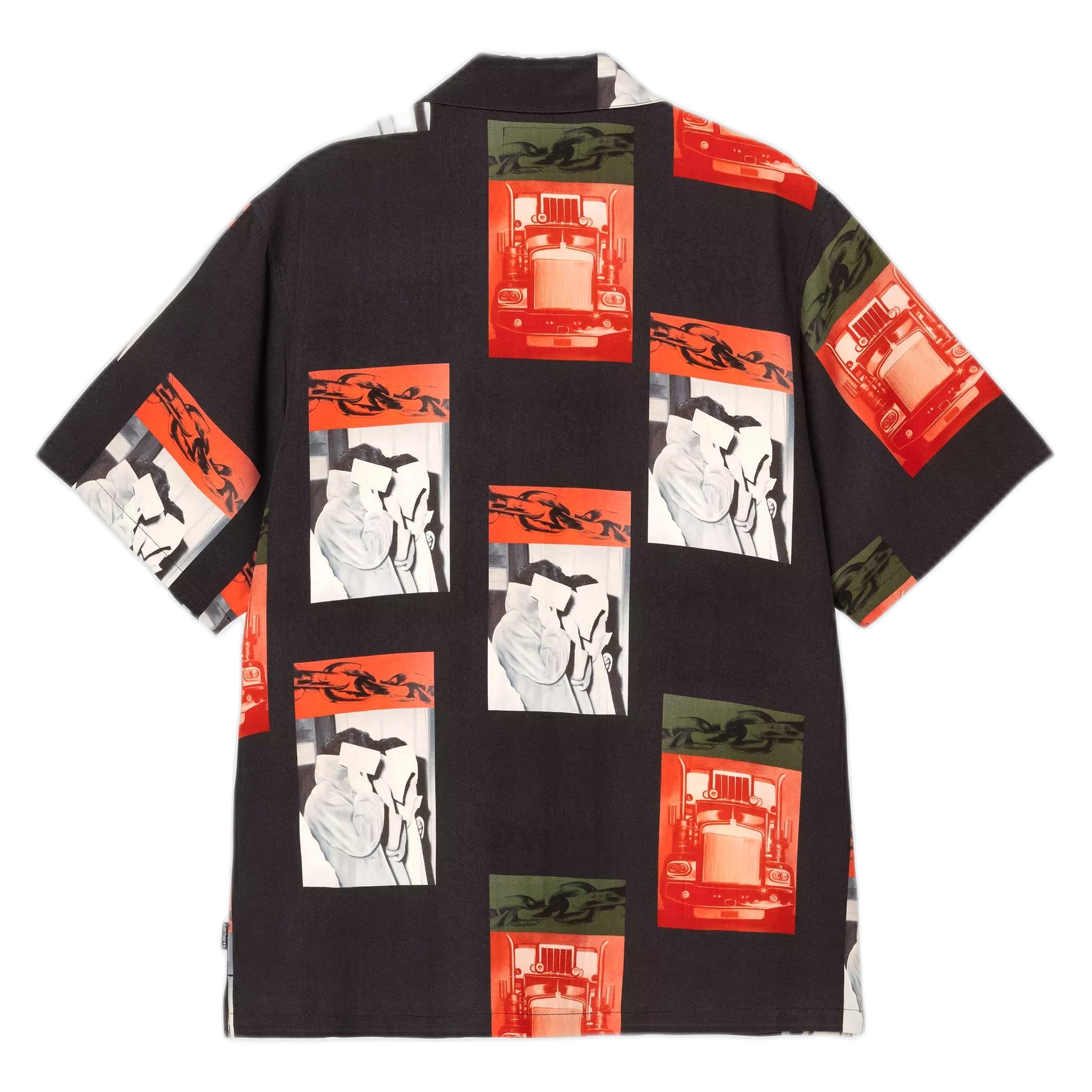 Camicia Carhartt Wip S/S Sean Hamilton Shirt - Sean Hamilton Print /Black - Camicie di Carhartt Wip | Francis Concept