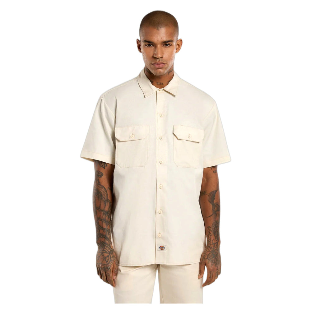 Camicia Dickies 247 GD Work Shirt SS - Stone-Francis Concept