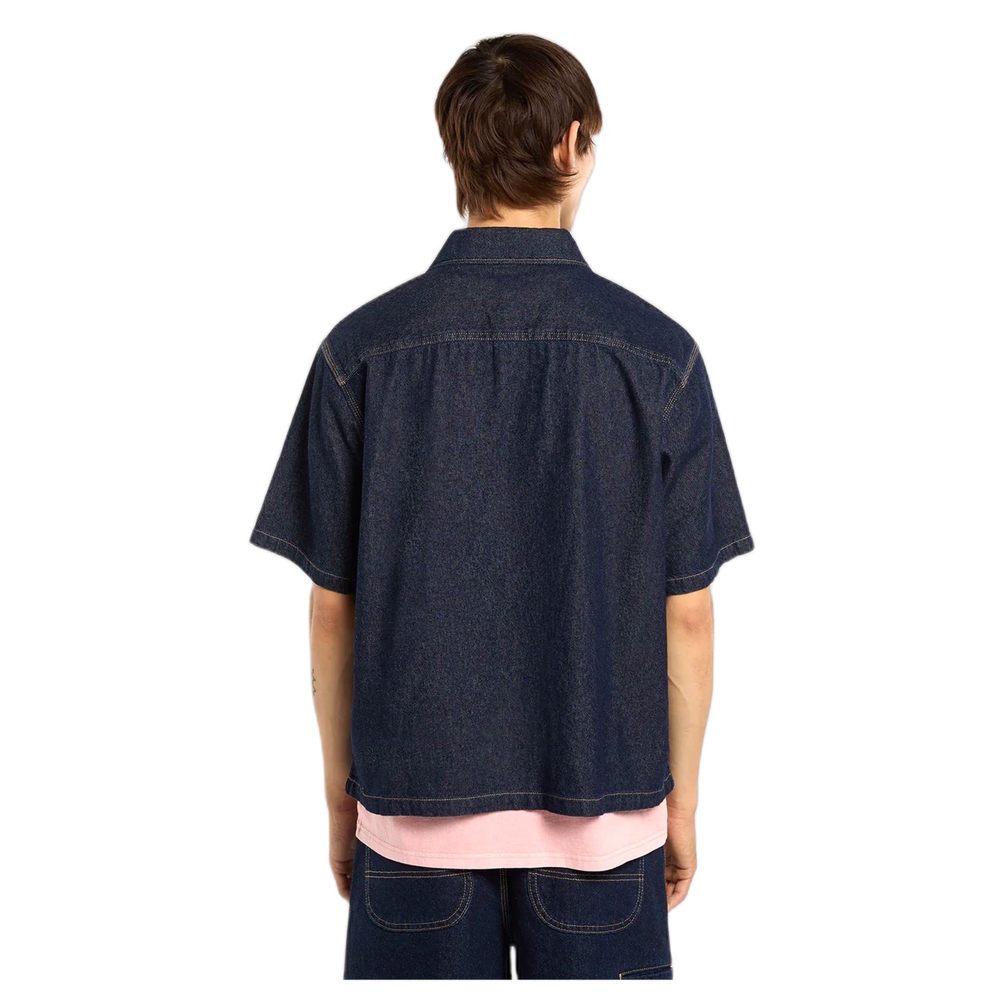 Camicia Dickies Denim SS Shirt - Rinsed-Francis Concept