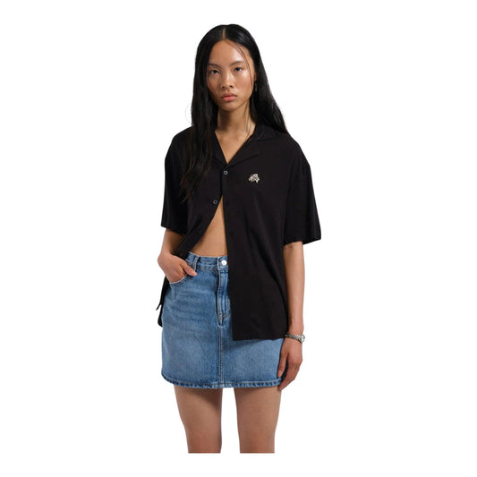 Camicia Dr Denim Madi Shirt - Black - Camicie di Dr.Denim | Francis Concept