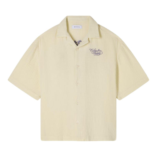 Camicia Edwin Melt The Chaos Shirt SS - Cream - Camicie di Edwin | Francis Concept