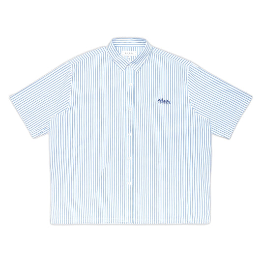 Camicia Edwin Toledo Shirt SS - White/Blue-Francis Concept
