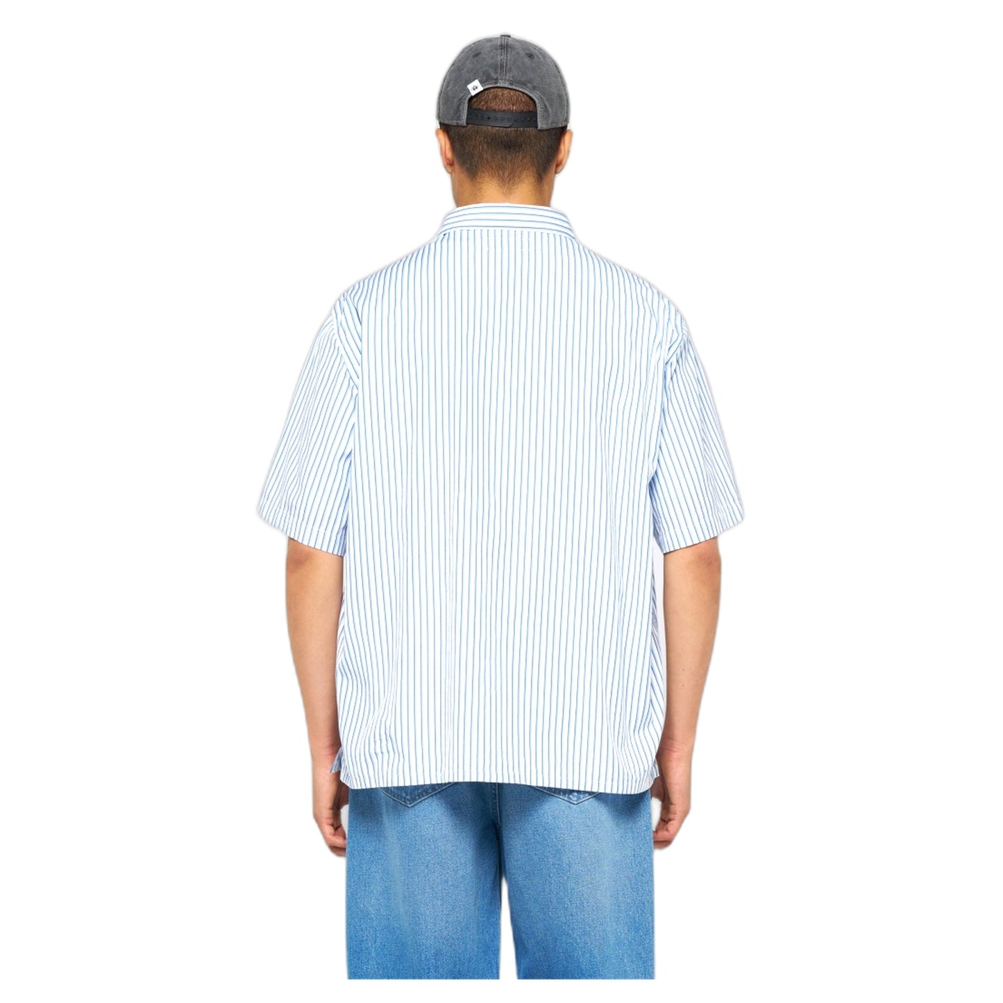 Camicia Edwin Toledo Shirt SS - White/Blue-Francis Concept