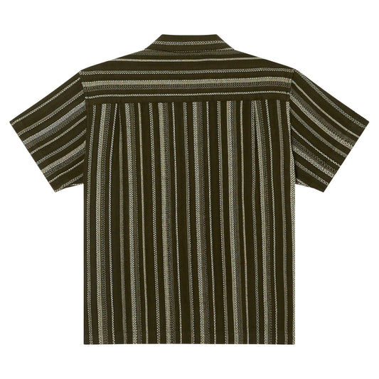Camicia Obey Hugh Woven - Dark Sage Multi-Francis Concept
