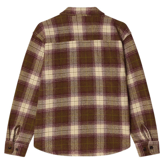 Camicia Obey Laurel Woven - Moss Green Multi - Camicie di Obey | Francis Concept