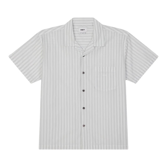 Camicia Obey Rizzo Woven SS - Cerulean Multi - Camicie di Obey | Francis Concept