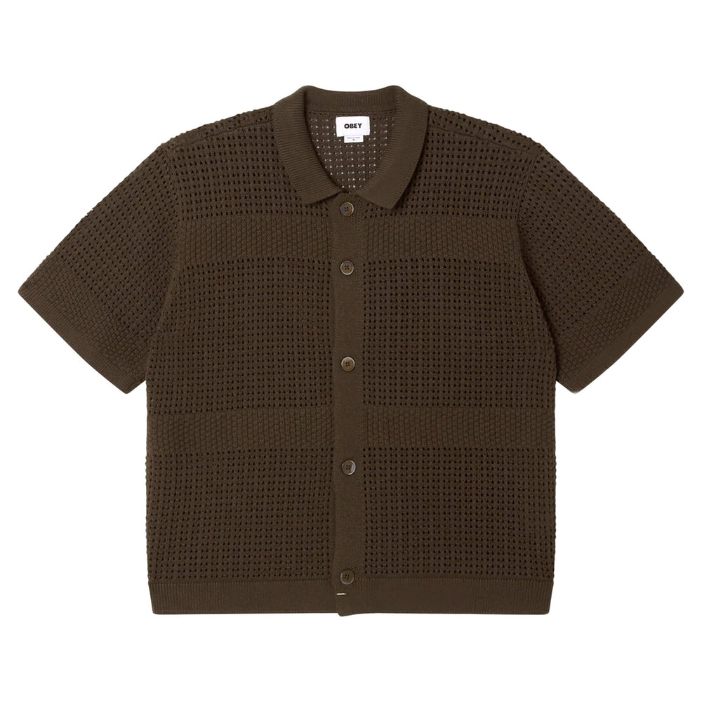 Camicia Obey Zach Sweater Shirt - Marrone-Francis Concept