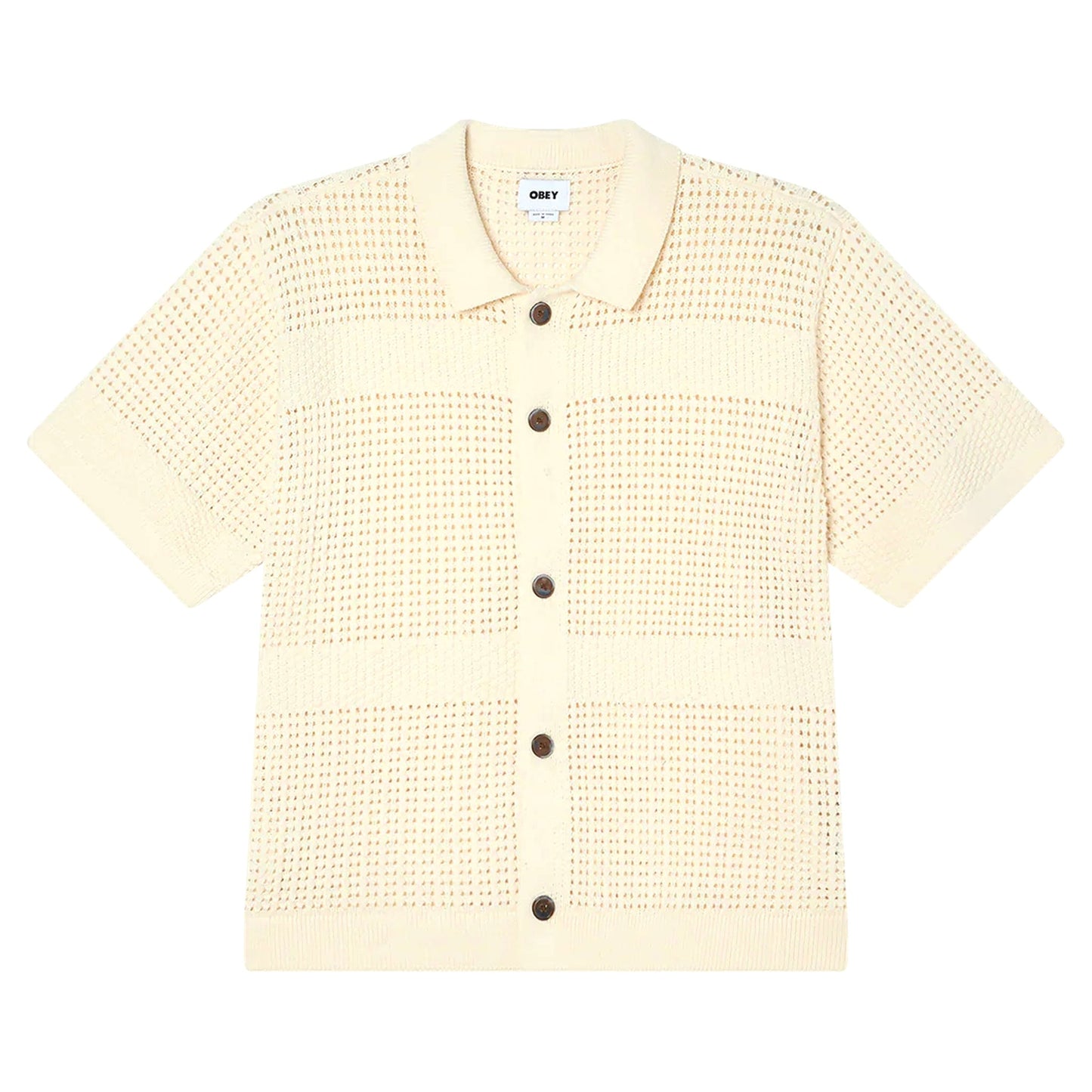 Camicia Obey Zach Sweater Shirt - Unbleached-Francis Concept