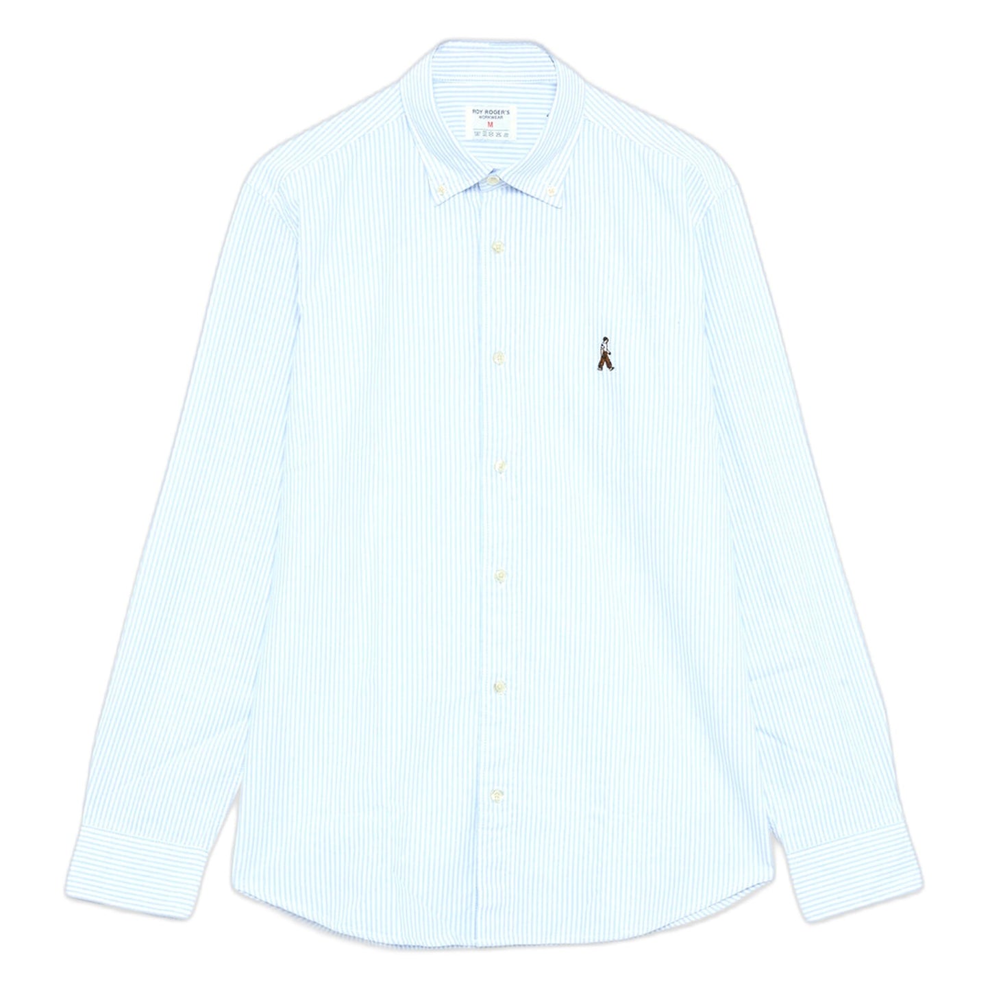 Camicia Roy Roger's Shirt John Oxford Stripe - White / Sky